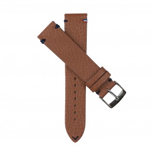 Watchstrap DOUARNENEZ camel brown