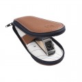 Voyageuse Geneva, leather pouch to transport your watch in style