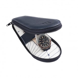 Voyageuse Geneva, étui en cuir pour le transport de votre montre ou chronographe