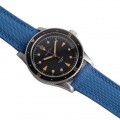 Bracelet de montre en toile TAMPA bleu glacé