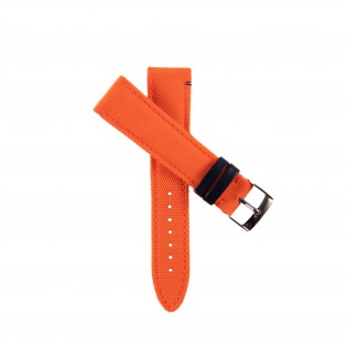 Un bracelet en toile orange pour soutenir la SNSM !
