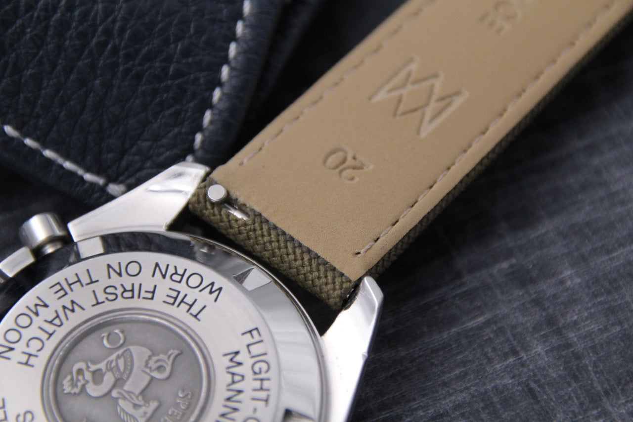 khaki strap for speedmaster Omega