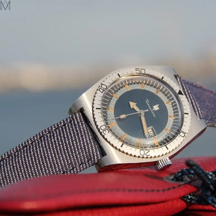  -    -  Bracelet de montre toile LARMOR PLAGE jean -  Avel & Men