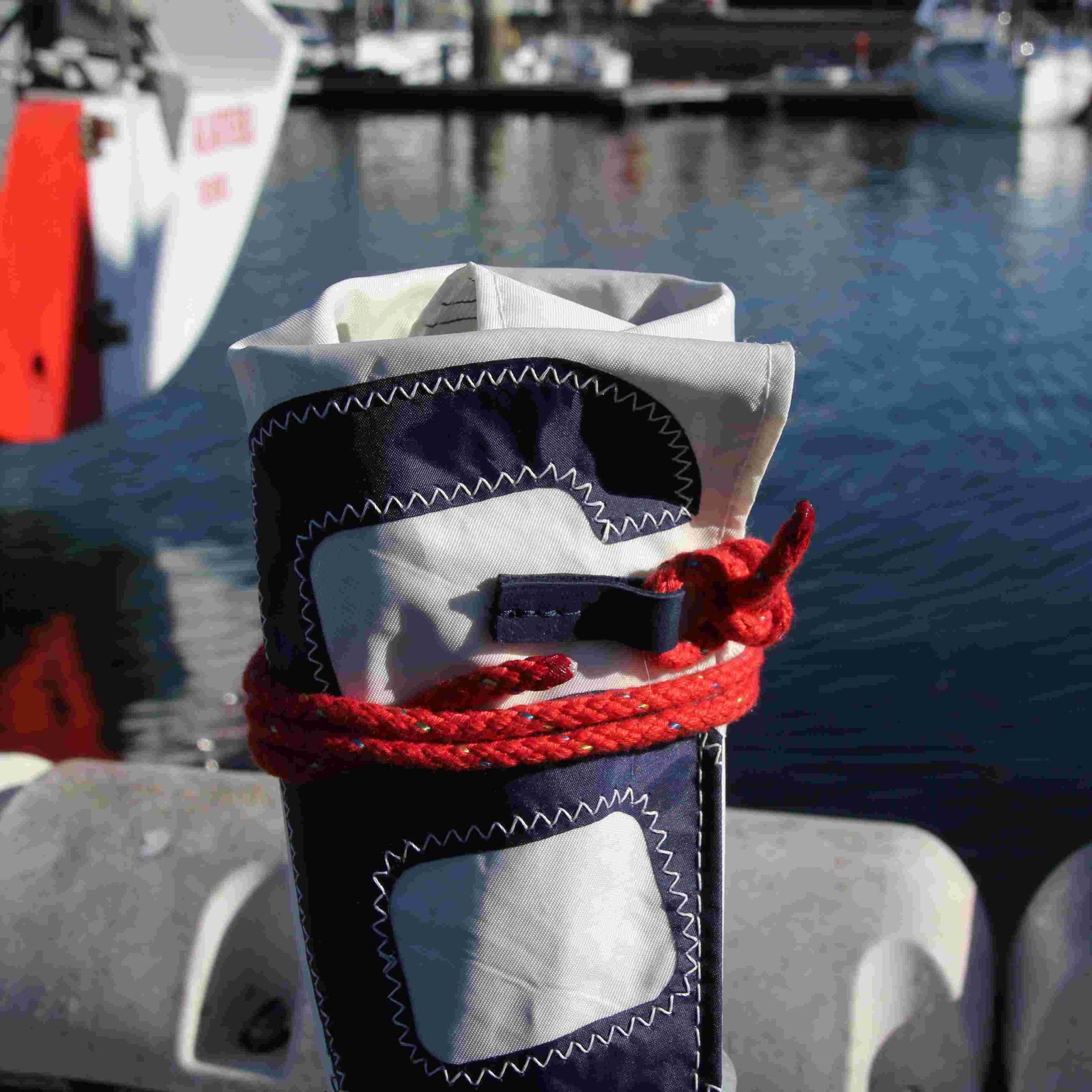  -    -  Marmotte LOCMIQUÉLIC en toile recyclée - pour 6 montres -  Avel & Men