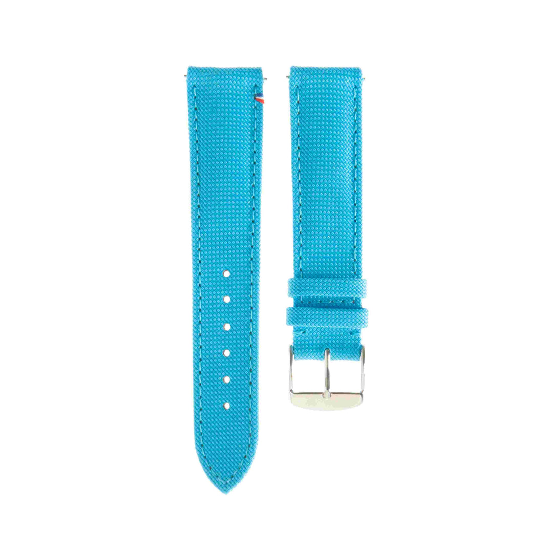  -    -  Bracelet de montre toile PORT LOUIS Turquoise -  Avel & Men