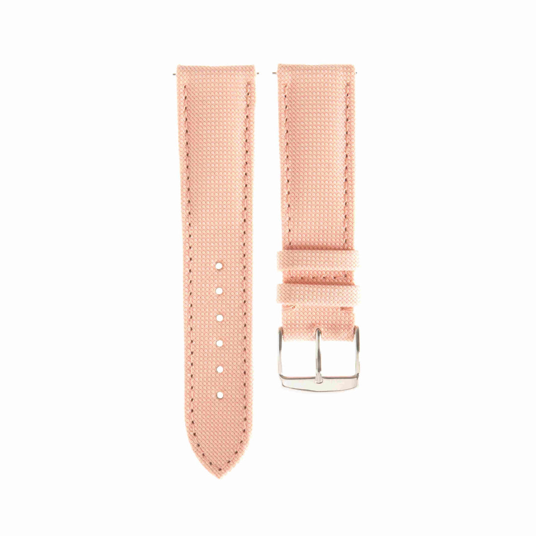  -    -  Bracelet de montre toile PORT LOUIS rose clair -  Avel & Men