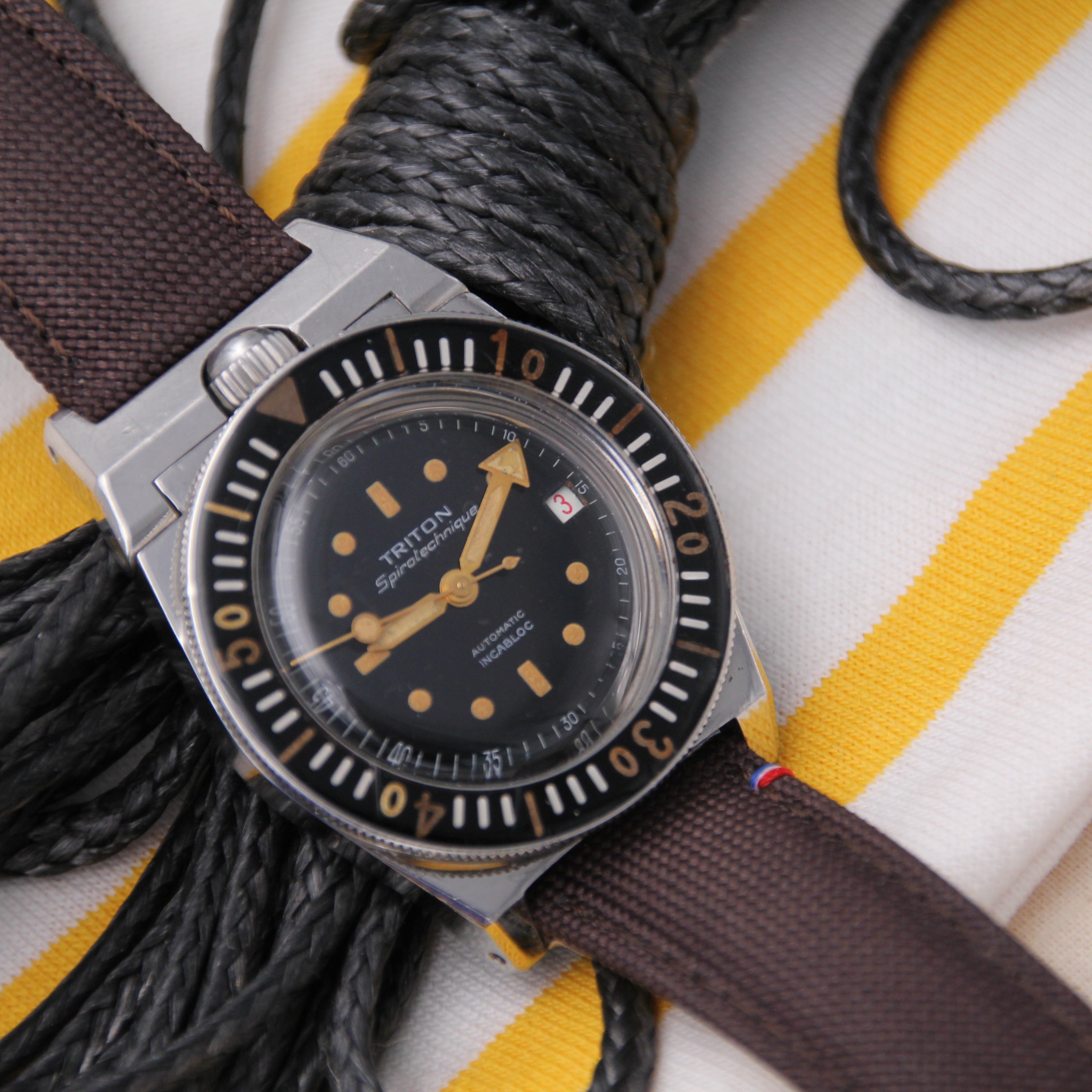 bracelet canvas toile de voile pour triton