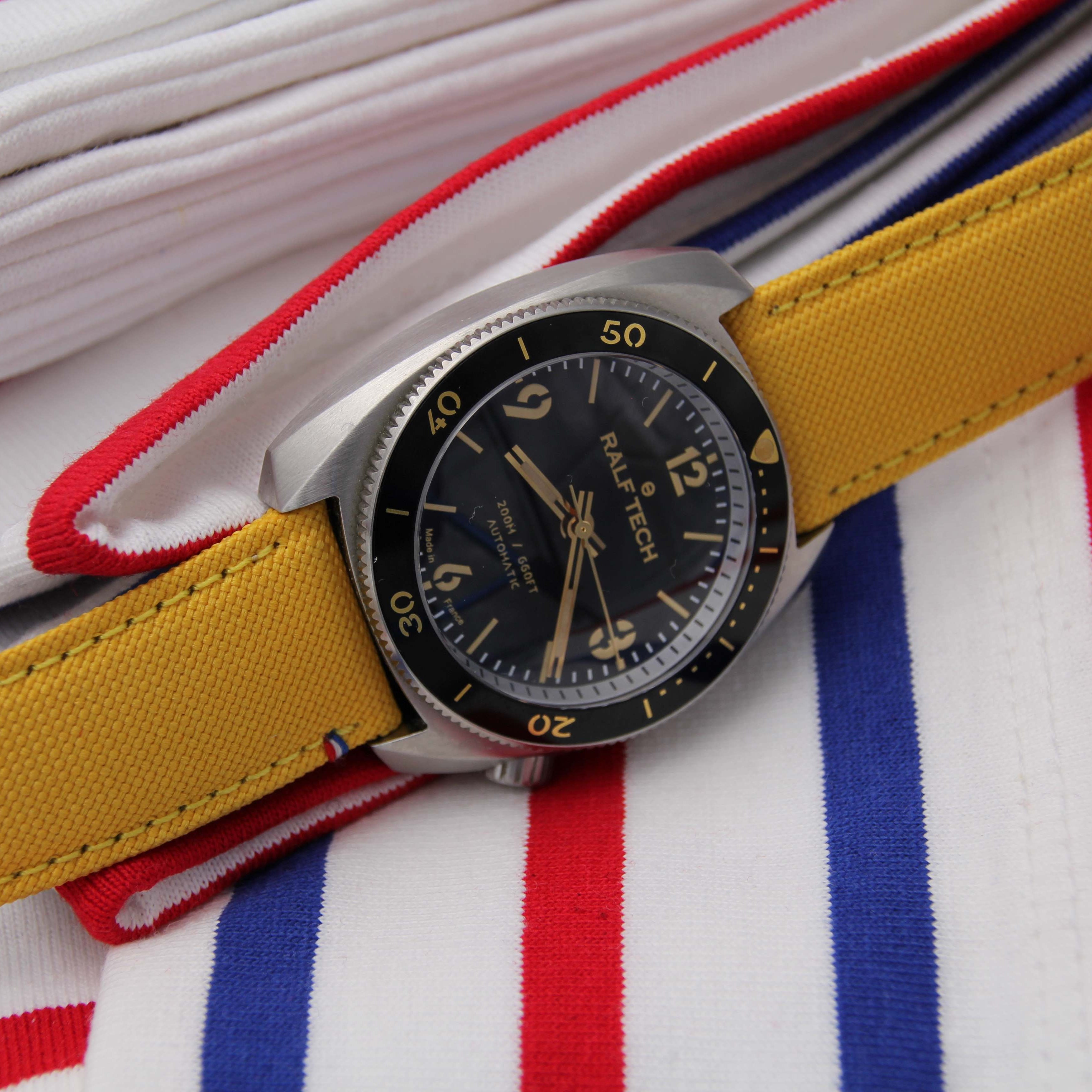 canvas watch strap for Ralf Tech