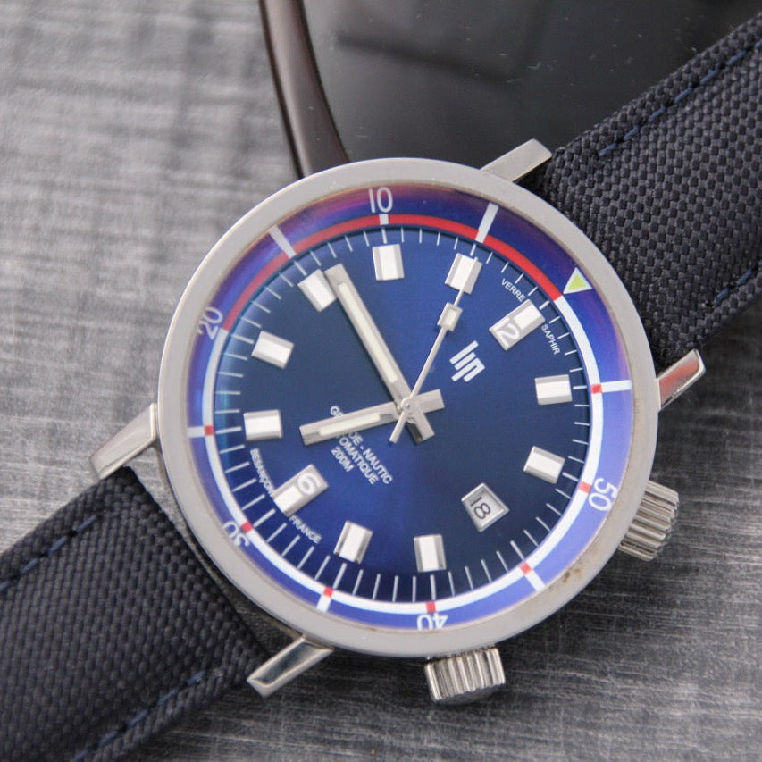 bracelet en toile navy foncé