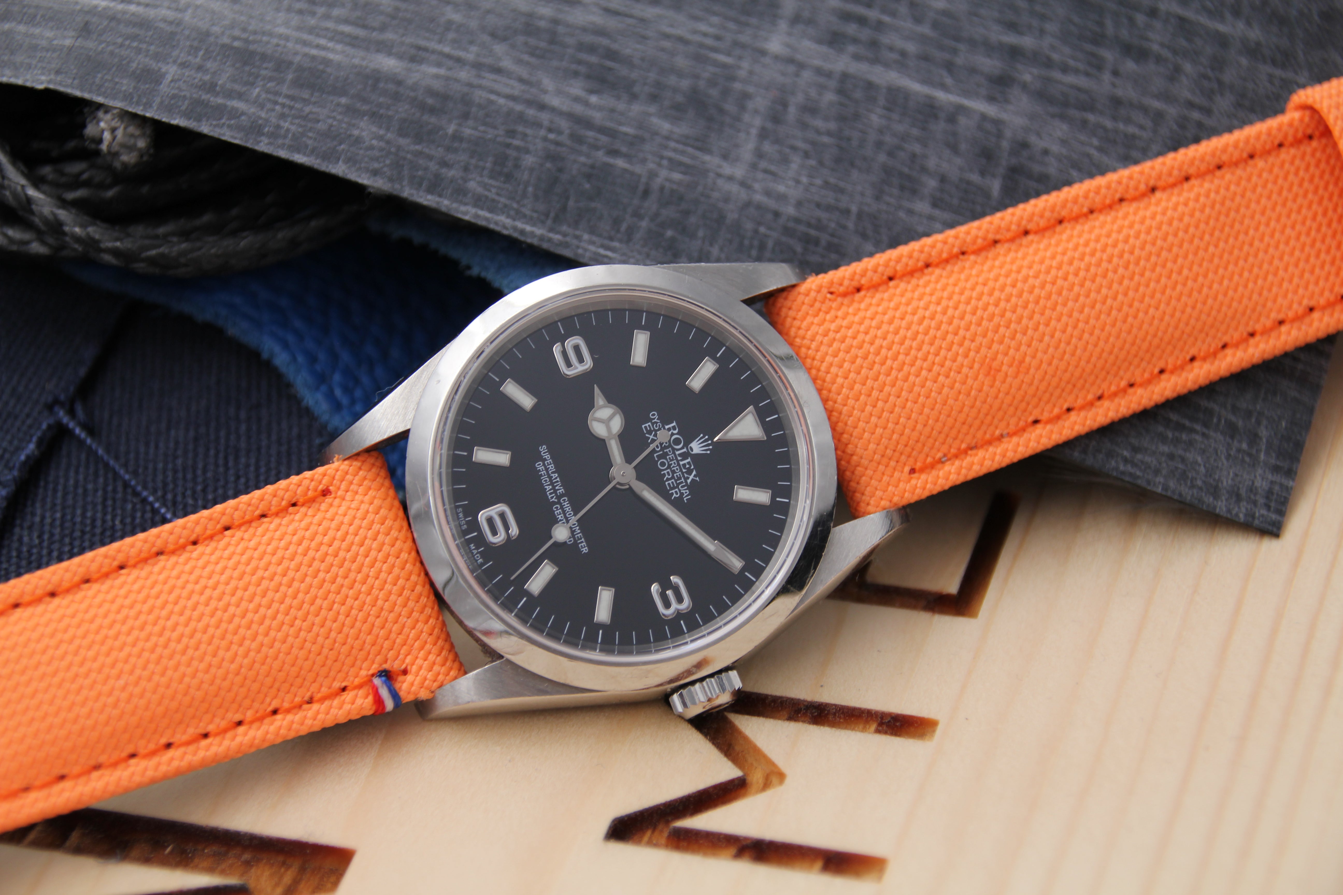 Bracelet en toile de voile pour Rolex Explorer 