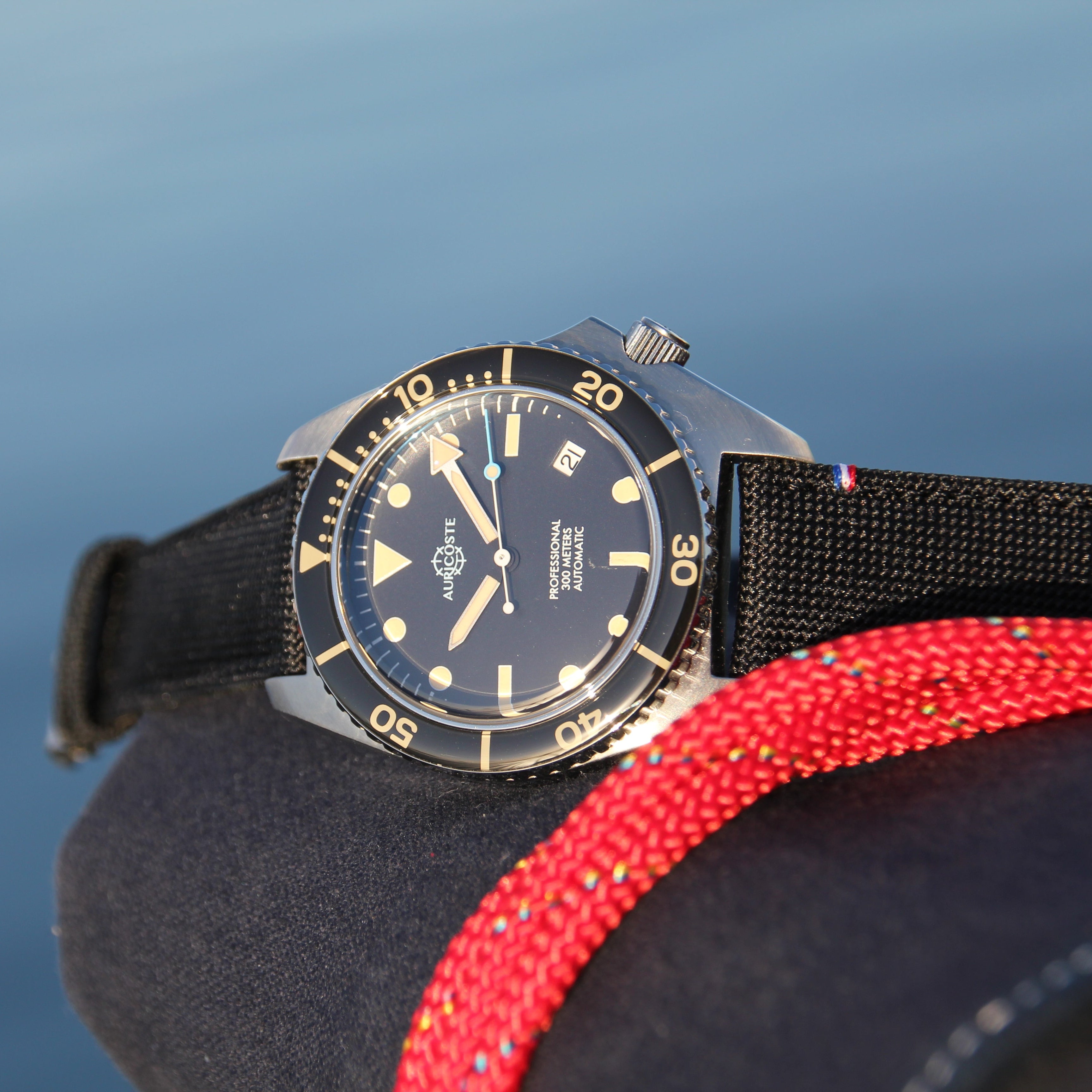 bracelet en toile de voile pour Auricoste