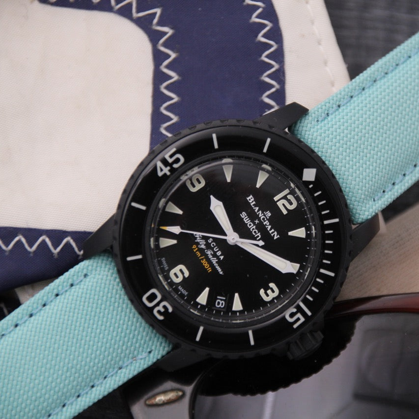 canvas strap premium quality for Blancpain