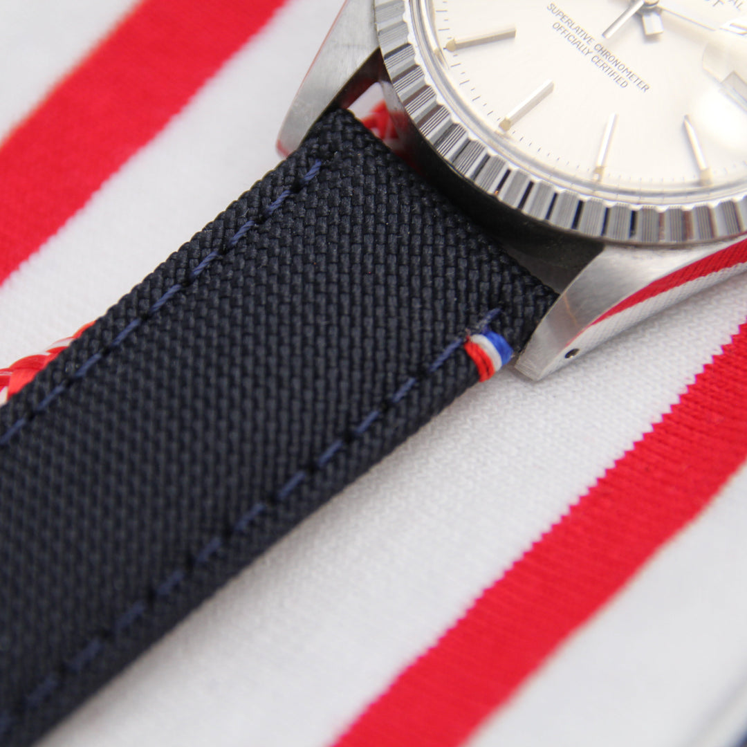 navy strap canvas for Rolex Datejust