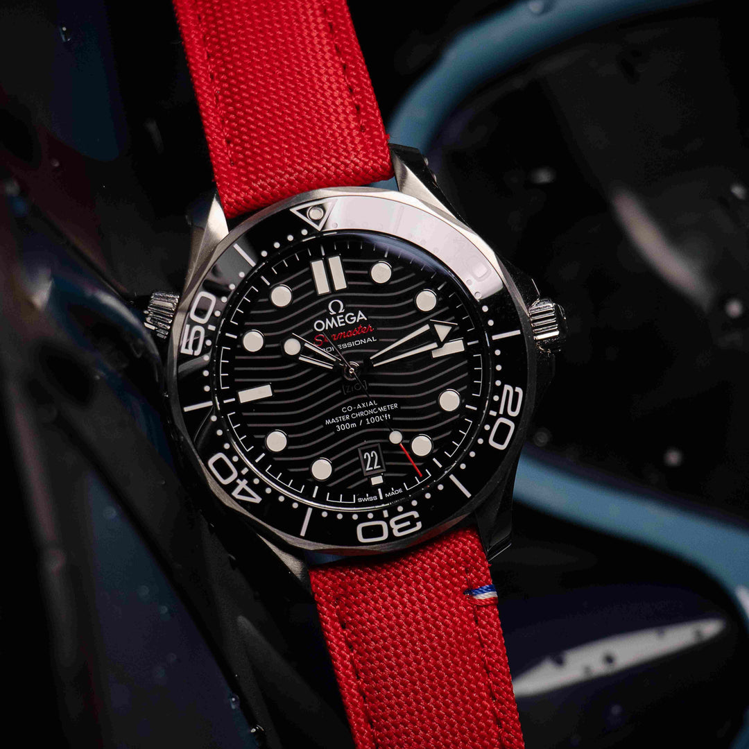 canvas strap for Omega Seamaster