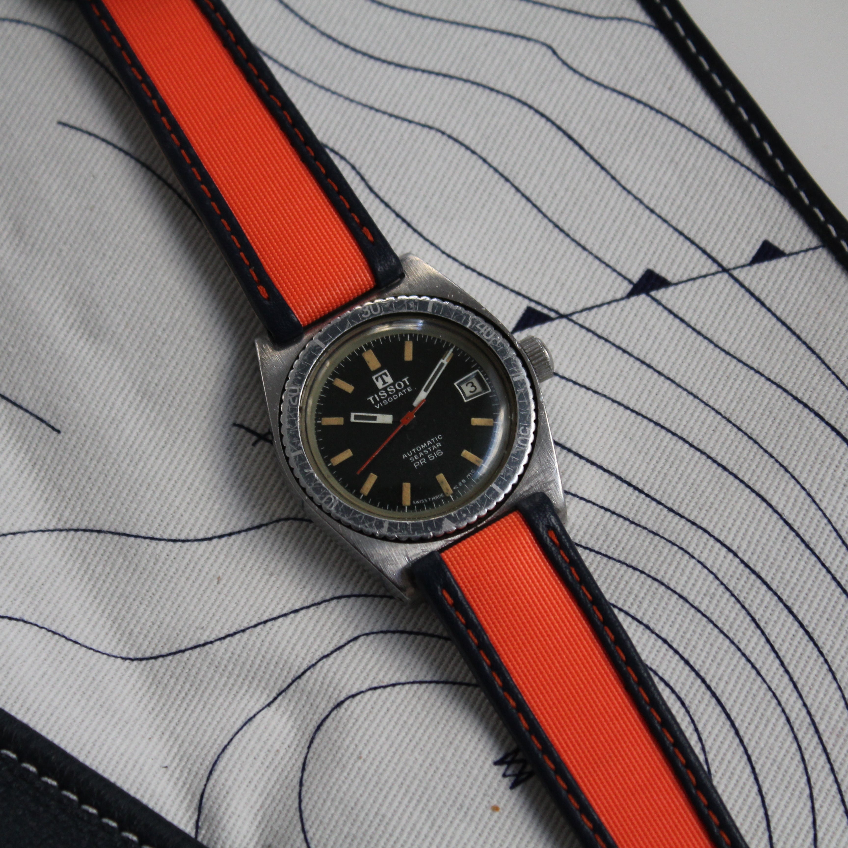 bracelet en toile de voile pour Tissot