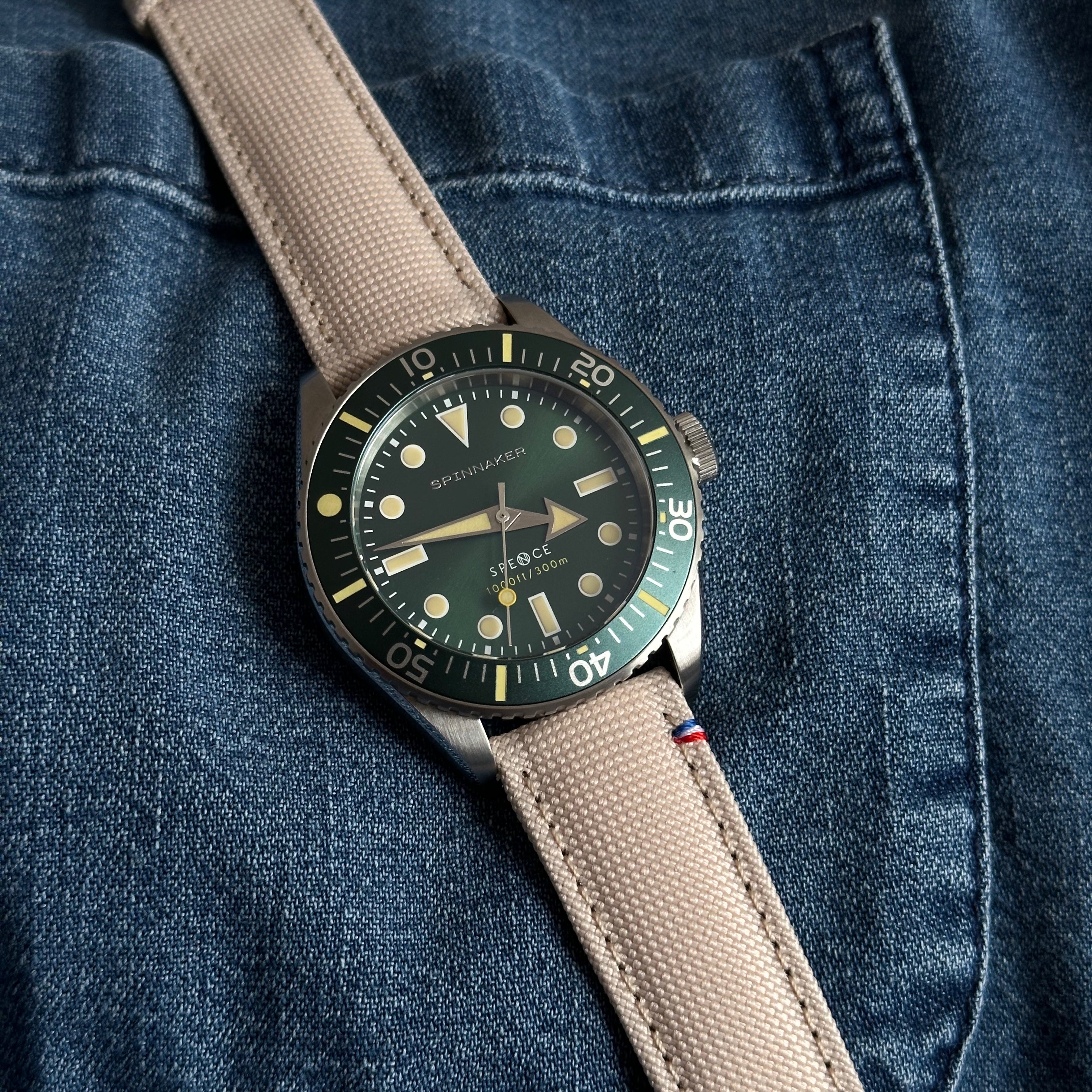 sailcloth strap for spinnaker watch 