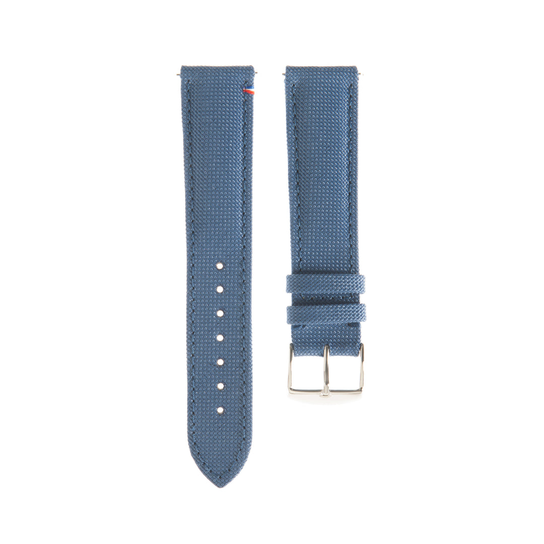  -    -  Bracelet de montre toile PORT LOUIS bleu breton -  Avel & Men