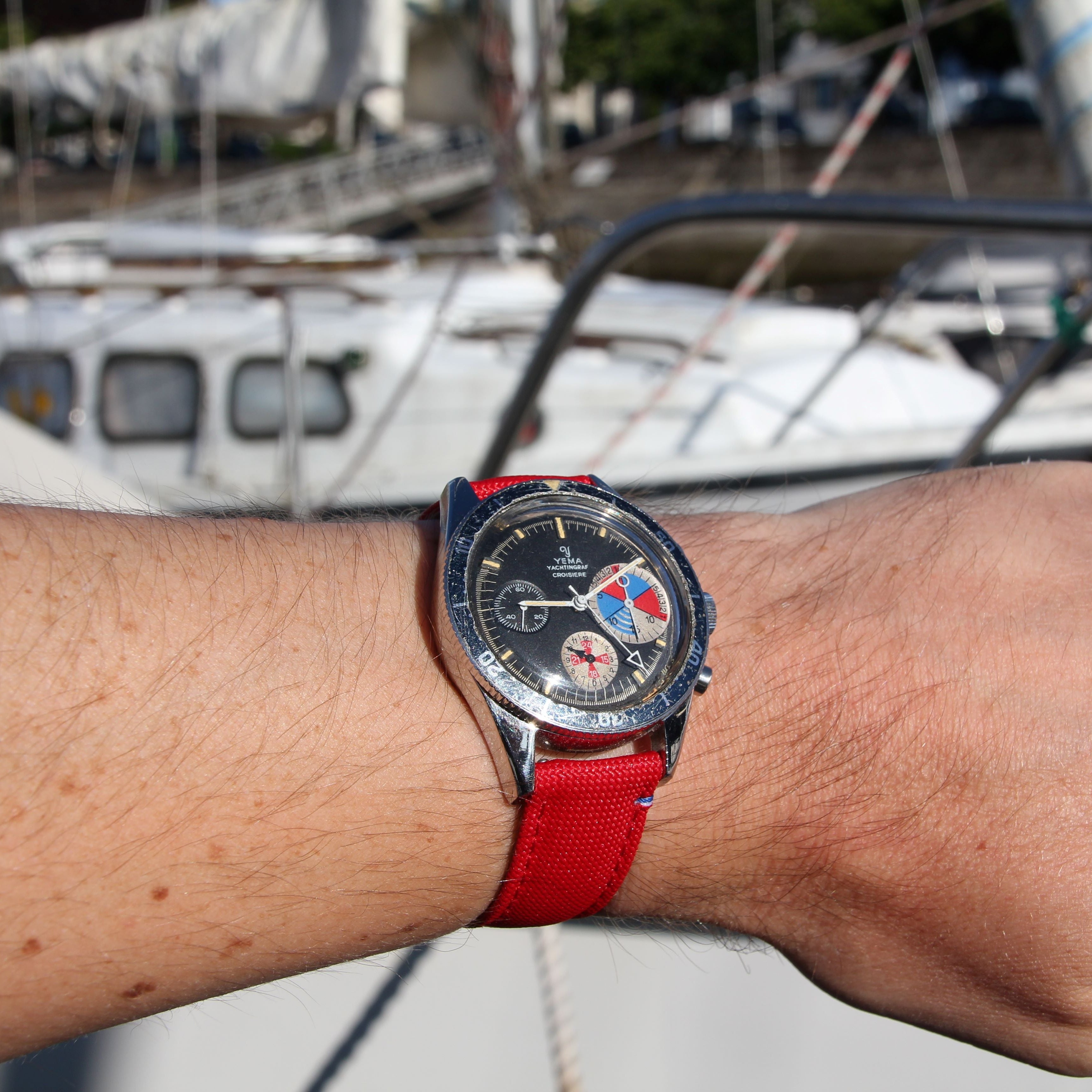 bracelet toile pour yema yachtingraf