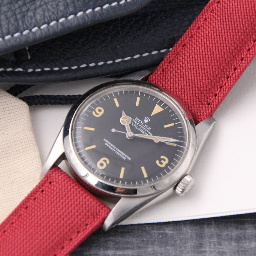 canvas strap for rolex