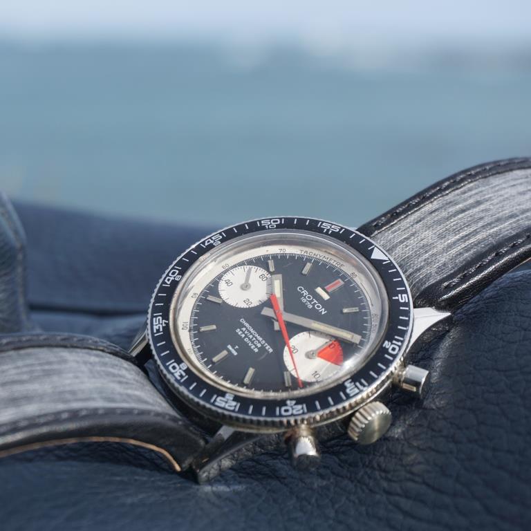 bracelet en toile de voile pour chrono Nivada Croton