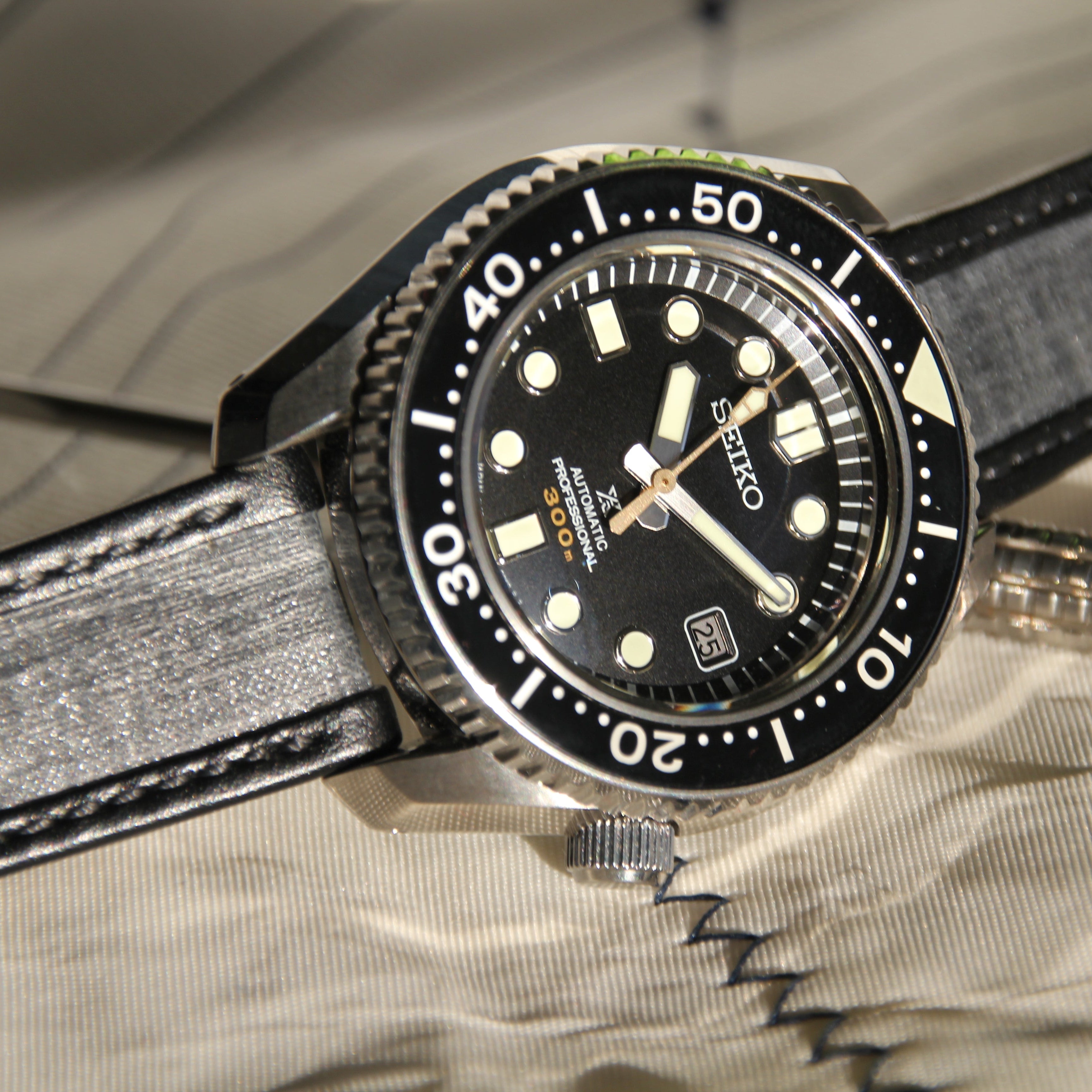 sail cloth strap for Seiko Marinemaster