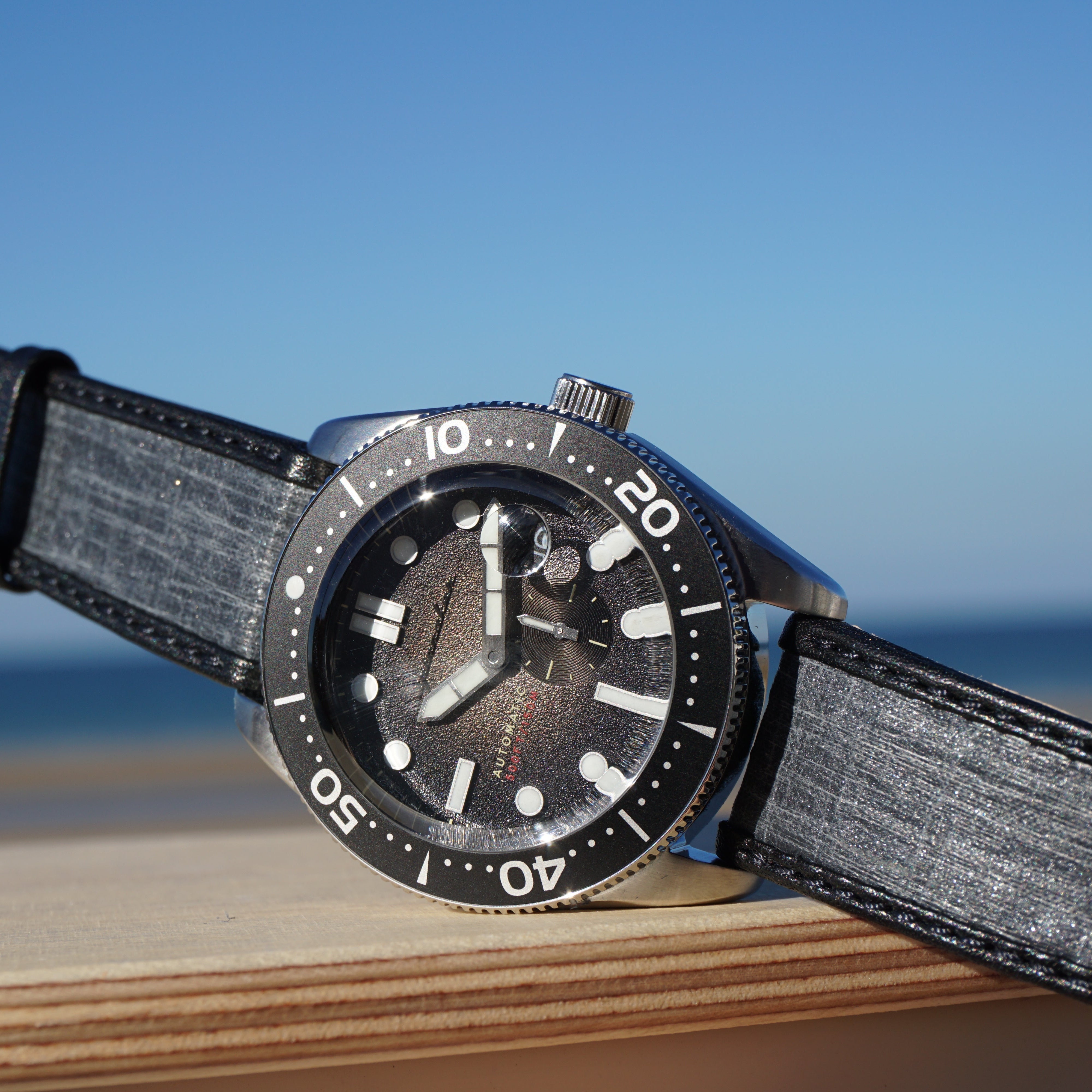 bracelet de montre en véritable de voile carbone