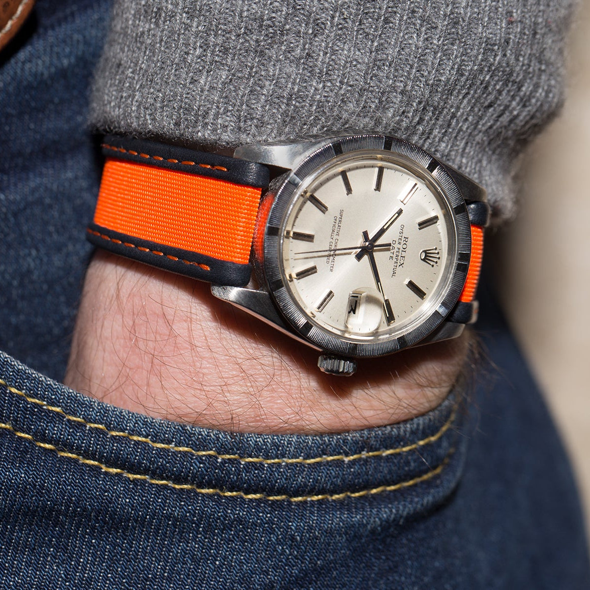 genuine sail cloth strap for Rolex 