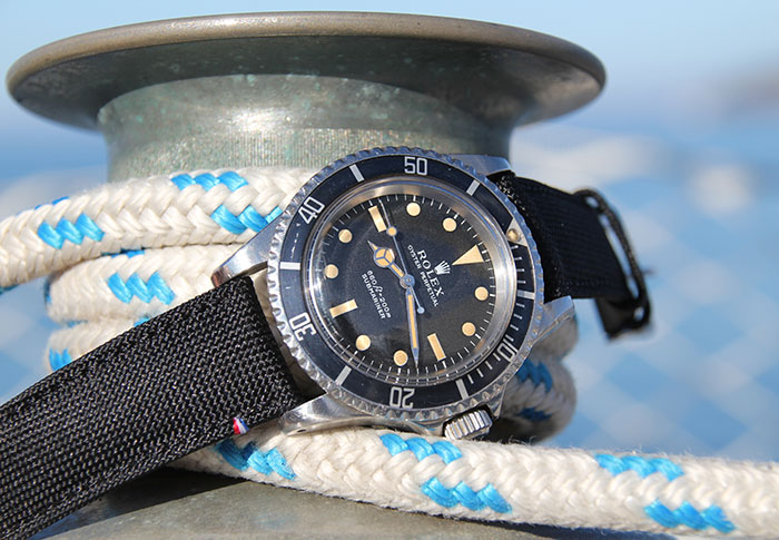 Bracelet Seaqual Port-Louis sur Rolex Submariner