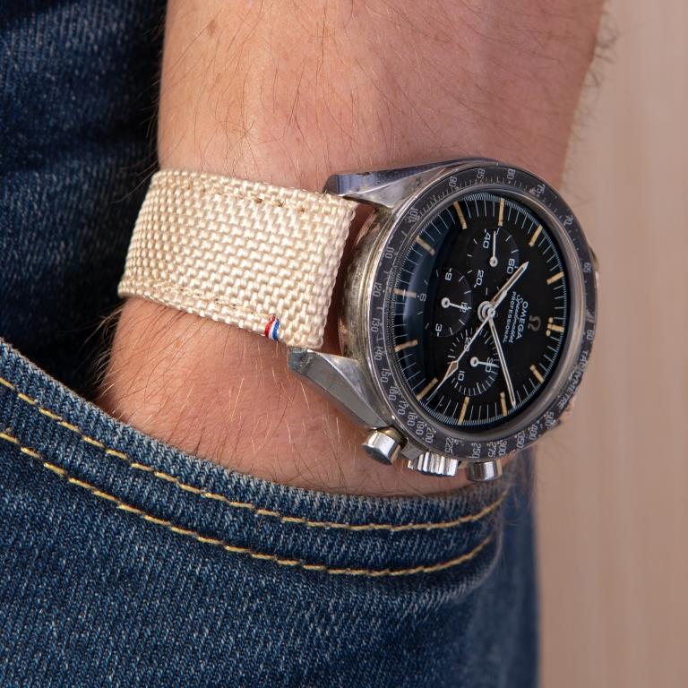 bracelet cordura sable omega speedmaster